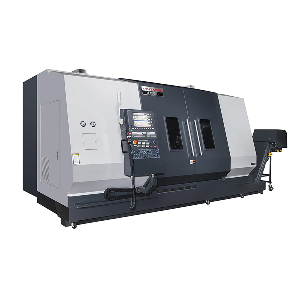 LTC-25 T2 SMY 8 AXIS MULTI TASKING MULTI TURRET AGAINST MIRROR C AND Y AXIS CNC LATHE